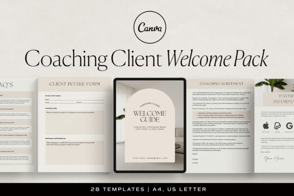 Coaching Client Welcome Pack