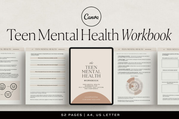 Teen Mental Health Workbook Template