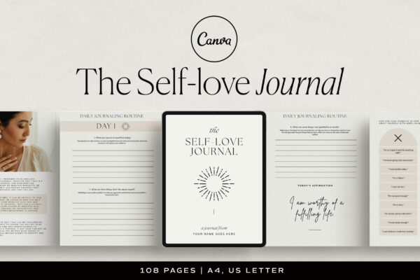 Self-love Journal Template