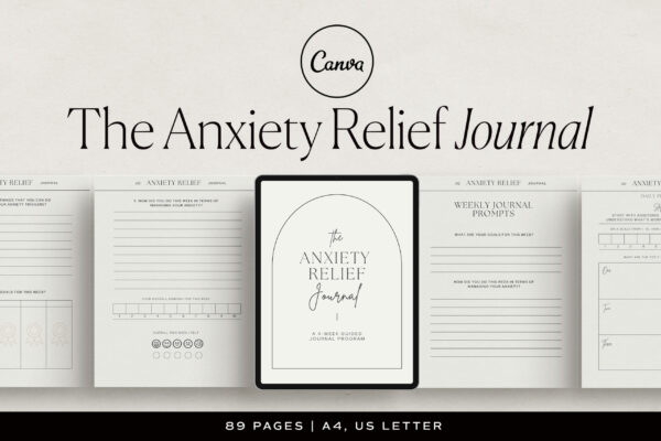 The Anxiety Relief Journal Template