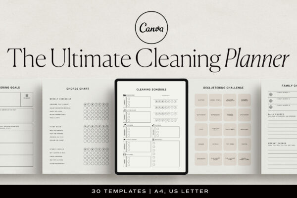Cleaning Planner Template