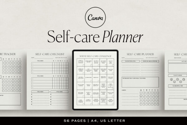 Self-Care Planner Template