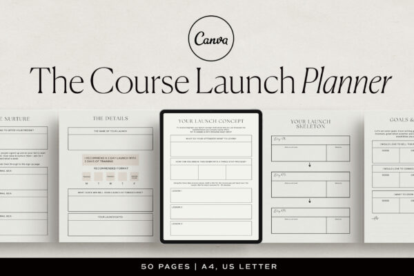 Course Launch Planner Template