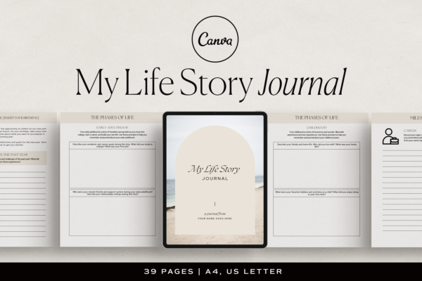 My Life Story Journal Template