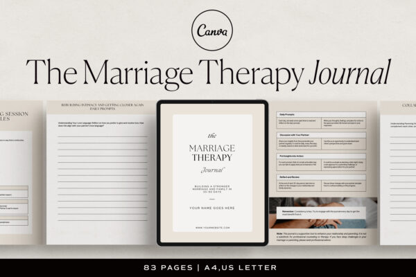 Marriage Therapy Journal Canva