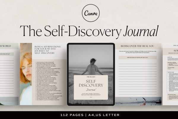 Self Discovery Journal Canva